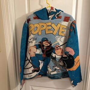 Popeye The Sailor Tapestry Hoodie